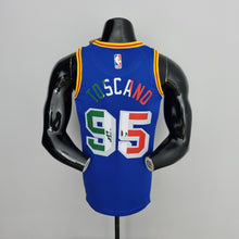 Carregar imagem no visualizador da galeria, Camisa NBA Golden State Warriors #95 Toscano - Mexico Exclusive Blue