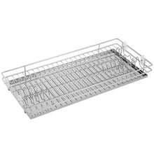 Carregar imagem no visualizador da galeria, Escorredor de Louça Inox com Bandeja 26x41x8,5cm Pia ou Armário Masutti