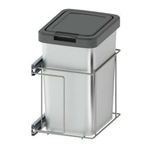 Carregar imagem no visualizador da galeria, Lixeira Para Cozinha Suprema Corrediça Deslizante Lateral 9 litros Cromado Dimec