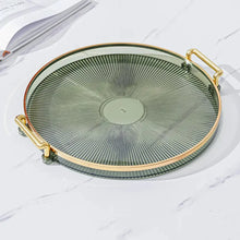 Carregar imagem no visualizador da galeria, Bandeja Acrílica Redonda Minimalista Casa Splendida