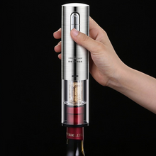 Carregar imagem no visualizador da galeria, Abridor de Vinho Elétrico USB Inox com Base Elegance