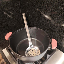 Carregar imagem no visualizador da galeria, Kit 12 Escumadeiras para Restaurantes Lancherias Aço Inox 43cm Fritura Pastel Cozinha Industrial