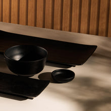 Carregar imagem no visualizador da galeria, Conjunto 12 Molheiras Porta Shoyu 40ml Redondas Ramekins Melamina Pretos Tóquio Lyor