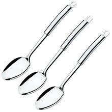 Carregar imagem no visualizador da galeria, Kit 3 Colheres de Servir 32,5cm Inox Top Pratic Brinox Restaurante Cozinha Buffet