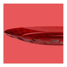 Carregar imagem no visualizador da galeria, Jogo 6 Pratos Vermelhos Grandes 26cm Crippa Servir Mesa Posta Porções Aperitivos