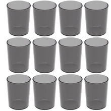 Carregar imagem no visualizador da galeria, Conjunto 12 Copos Crippa 400ml Fumê Plástico Água Suco Escolar Restaurante Bar