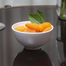 Carregar imagem no visualizador da galeria, 48 Bowls de Melamina 200ml Cumbuca Branca Restaurante Tigela para Frutas Petiscos 10x5,3cm