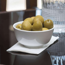 Carregar imagem no visualizador da galeria, 48 Bowls de Melamina 200ml Cumbuca Branca Restaurante Tigela para Frutas Petiscos 10x5,3cm