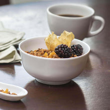 Carregar imagem no visualizador da galeria, 48 Bowls de Melamina 200ml Cumbuca Branca Restaurante Tigela para Frutas Petiscos 10x5,3cm