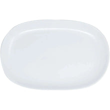 Carregar imagem no visualizador da galeria, 20 Bandejas Travessas Melamina Brancas 26,2x17x2,6cm Buffet Restaurante Prato Oval