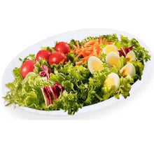 Carregar imagem no visualizador da galeria, 20 Bandejas Travessas Melamina Brancas 26,2x17x2,6cm Buffet Restaurante Prato Oval