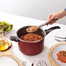 Carregar imagem no visualizador da galeria, Panela de Pressão Tramontina Antiaderente 4,5L Vermelha Vancouver Effect Starflon Max Cozinha Fogão