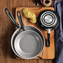 Carregar imagem no visualizador da galeria, Jogo de Frigideiras Tramontina Linz Alumínio Antiaderentes Starflon Max Preto 3 Peças