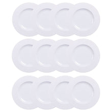 Carregar imagem no visualizador da galeria, Jogo 12 Pratos Sobremesa Branco Pequeno Porcelana 21cm Tramontina Doces Tortas Vibrare