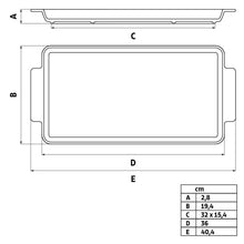 Carregar imagem no visualizador da galeria, Travessa Retangular Branca Bandeja Porcelana Tramontina 36x19cm Maria Augusta