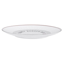 Carregar imagem no visualizador da galeria, 6 Pratos Hambúrguer Lanche Chicago Porcelana Decorada 25cm Mesa Posta Tramontina