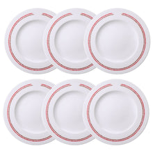 Carregar imagem no visualizador da galeria, Jogo 6 Pratos para Churrasco Porcelana 28cm Tramontina Churrasco Classic Mesa Posta