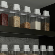 Carregar imagem no visualizador da galeria, Kit 3 Potes Herméticos Dispenser 2,3L Organizador de Cozinha Porta Mantimentos Plástico Ou