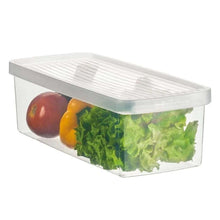 Carregar imagem no visualizador da galeria, Conjunto 4 Potes Organizadores de Geladeira com Tampa Plástico Frutas e Verduras P Utti Ordene