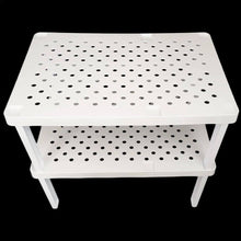 Carregar imagem no visualizador da galeria, Kit Porta Talheres com Tampa e 2 Prateleiras Organizadoras para Armário OU Branco