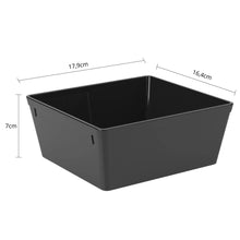 Carregar imagem no visualizador da galeria, Travessa Retangular Coza Uno 1,4L Preto Saladeira Plástico Restaurantes Self Service