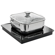 Carregar imagem no visualizador da galeria, Mesa de Aquecimento a Indução Tramontina 220V Panela Quadrada Porta Utensílios Colher