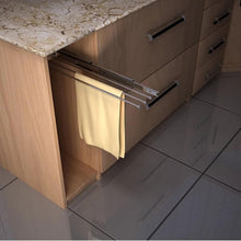 Carregar imagem no visualizador da galeria, Kit Porta Condimentos e Porta Pano de Prato Triplo Aramados Deslizantes Móveis Planejados Cozinha