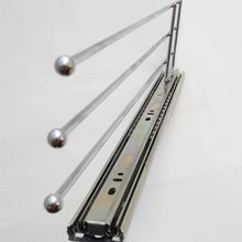 Carregar imagem no visualizador da galeria, Kit Porta Condimentos e Porta Pano de Prato Triplo Aramados Deslizantes Móveis Planejados Cozinha