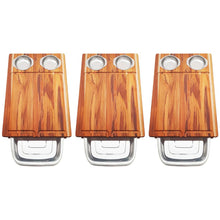 Carregar imagem no visualizador da galeria, Kit 3 Tábuas de Carne com Bandeja Corte Servir Churrasco 44cm Stolf Cozinha Churrasqueiro