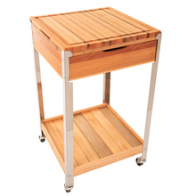 Carregar imagem no visualizador da galeria, Carrinho Gourmet Churrasco com Tampo Removível e Gaveta Essence