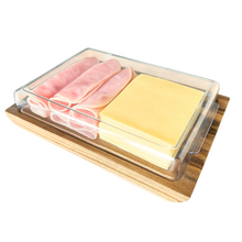 Carregar imagem no visualizador da galeria, Porta Frios com Tampa Teca