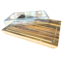 Carregar imagem no visualizador da galeria, Porta Frios com Tampa Teca