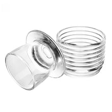 Carregar imagem no visualizador da galeria, Manteigueira Francesa de Vidro Colméia 9,5x10,5cm Lyor Porta Laticínios