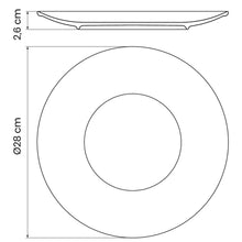 Carregar imagem no visualizador da galeria, Aparelho de Jantar 16 Peças em Porcelana Tramontina Marrom Rústico Jogo Pratos 4 Pessoas