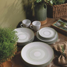 Carregar imagem no visualizador da galeria, Prato Fundo Tramontina Lineare em Porcelana Decorada 21cm Cozinha Servir Mesa Posta Sopa Caldos