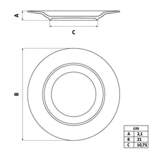 Carregar imagem no visualizador da galeria, Jogo 12 Pratos de Sobremesa 19cm em Porcelana Tramontina Mesa Posta Lineare