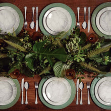 Carregar imagem no visualizador da galeria, Jogo 6 Pratos Rasos Tramontina Arbo Porcelana Decorada 25cm Mesa Posta Jantar Almoço