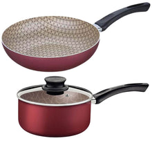 Carregar imagem no visualizador da galeria, Kit Frigideira Funda 24cm Panela 18cm Alumínio Antiaderente Paris Tramontina