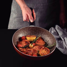 Carregar imagem no visualizador da galeria, Kit Frigideira Funda 24cm Panela 18cm Alumínio Antiaderente Paris Tramontina