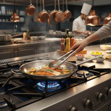 Carregar imagem no visualizador da galeria, Frigideira Profissional de Indução 3,4L Brinox Aço Inox 32cm Fundo Triplo Restaurante Cozinha Industrial