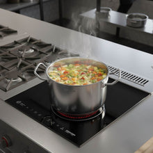 Carregar imagem no visualizador da galeria, Caçarola de Indução 32cm Profissional Aço Inox 15,2L Brinox Panela Alta Avulsa Cozinha