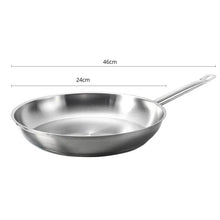 Carregar imagem no visualizador da galeria, Frigideira Profissional 1,85L Brinox Fundo Triplo Inox 24cm Cozinha Industrial
