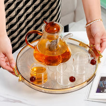 Carregar imagem no visualizador da galeria, Bandeja Acrílica Redonda Minimalista Casa Splendida