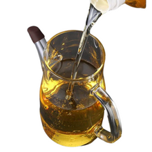 Carregar imagem no visualizador da galeria, Galheteiro de Vidro 800ml com Bico Antivazamento Inox