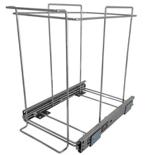 Carregar imagem no visualizador da galeria, Lixeira 15 Litros Aramado Deslizante Para Armário Cozinha