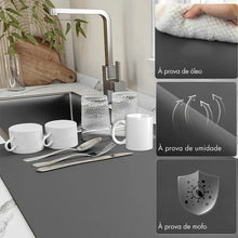 Carregar imagem no visualizador da galeria, Tapete de Pia Super Absorvente Minimalista Casa Splendida