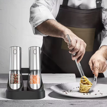 Carregar imagem no visualizador da galeria, Moedor Elétrico de Sal e Pimenta 190ml Recarregável USB