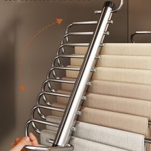 Carregar imagem no visualizador da galeria, Cabide Dobável Inox Multi Calças Casa Splendida