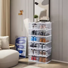 Carregar imagem no visualizador da galeria, Caixa De Sapato Dobrável Armazenamento Transparentes
