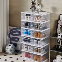 Carregar imagem no visualizador da galeria, Caixa De Sapato Dobrável Armazenamento Transparentes